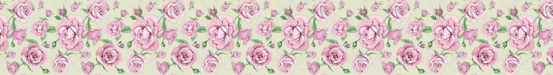 Papel de parede floral com Rosas e Fundo Bege